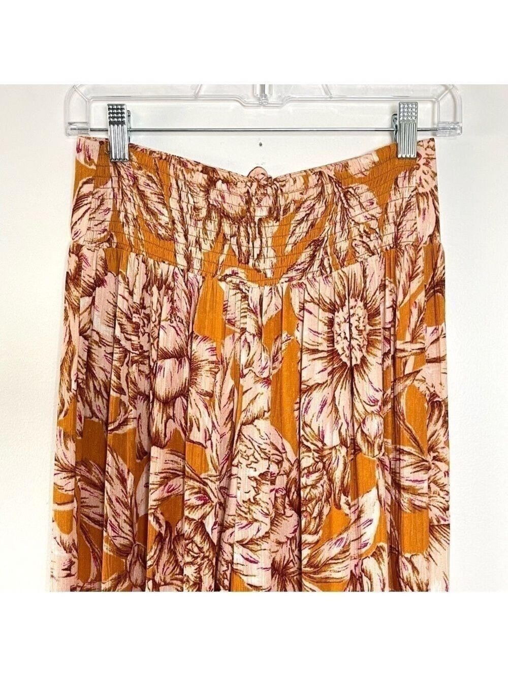 Band of the Free Arizona Gold Floral Wide Leg Pants Small - Picture 11 of 13
